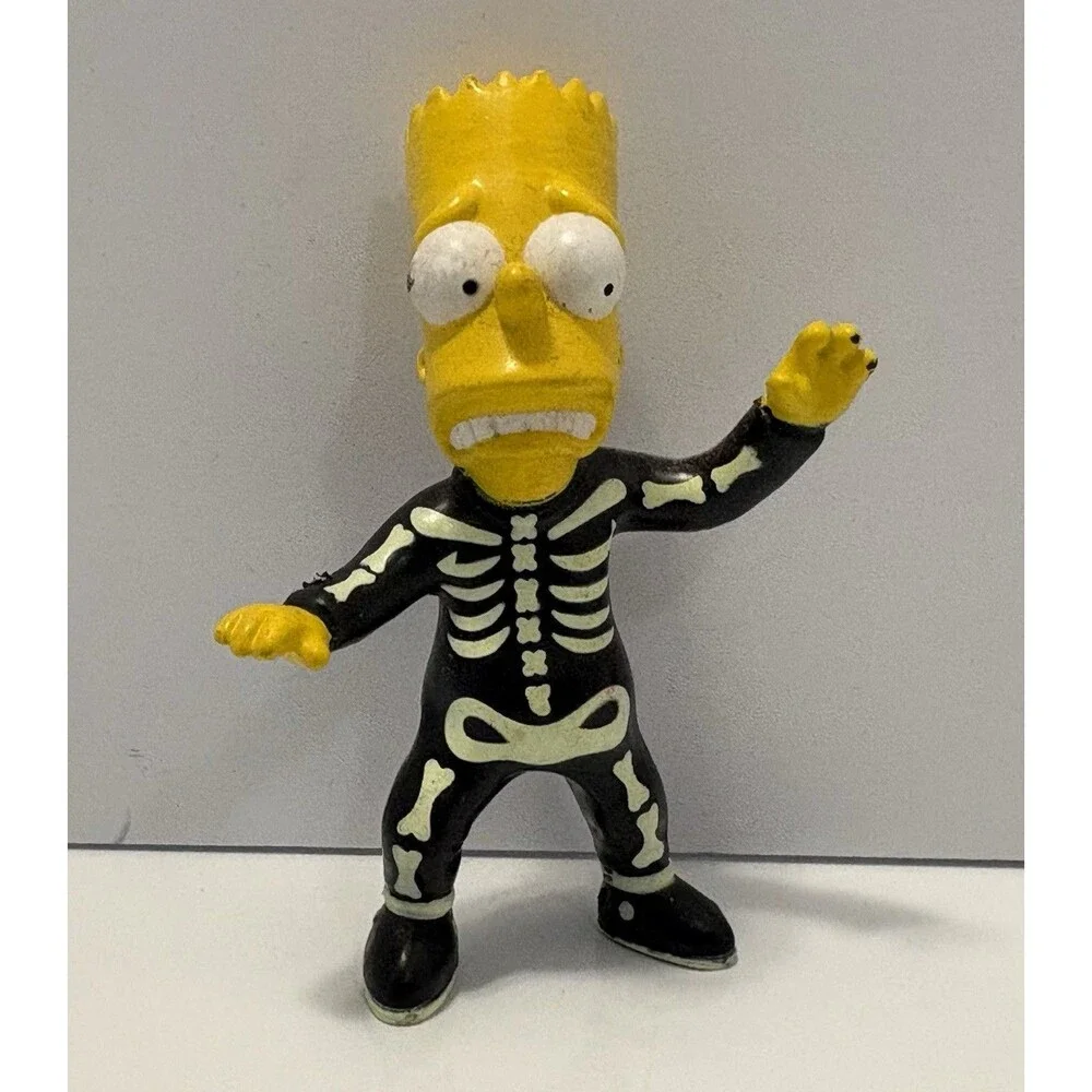 The Simpsons Burger King Spooky Halloween Zombie Homer W/ Skeleton Bart